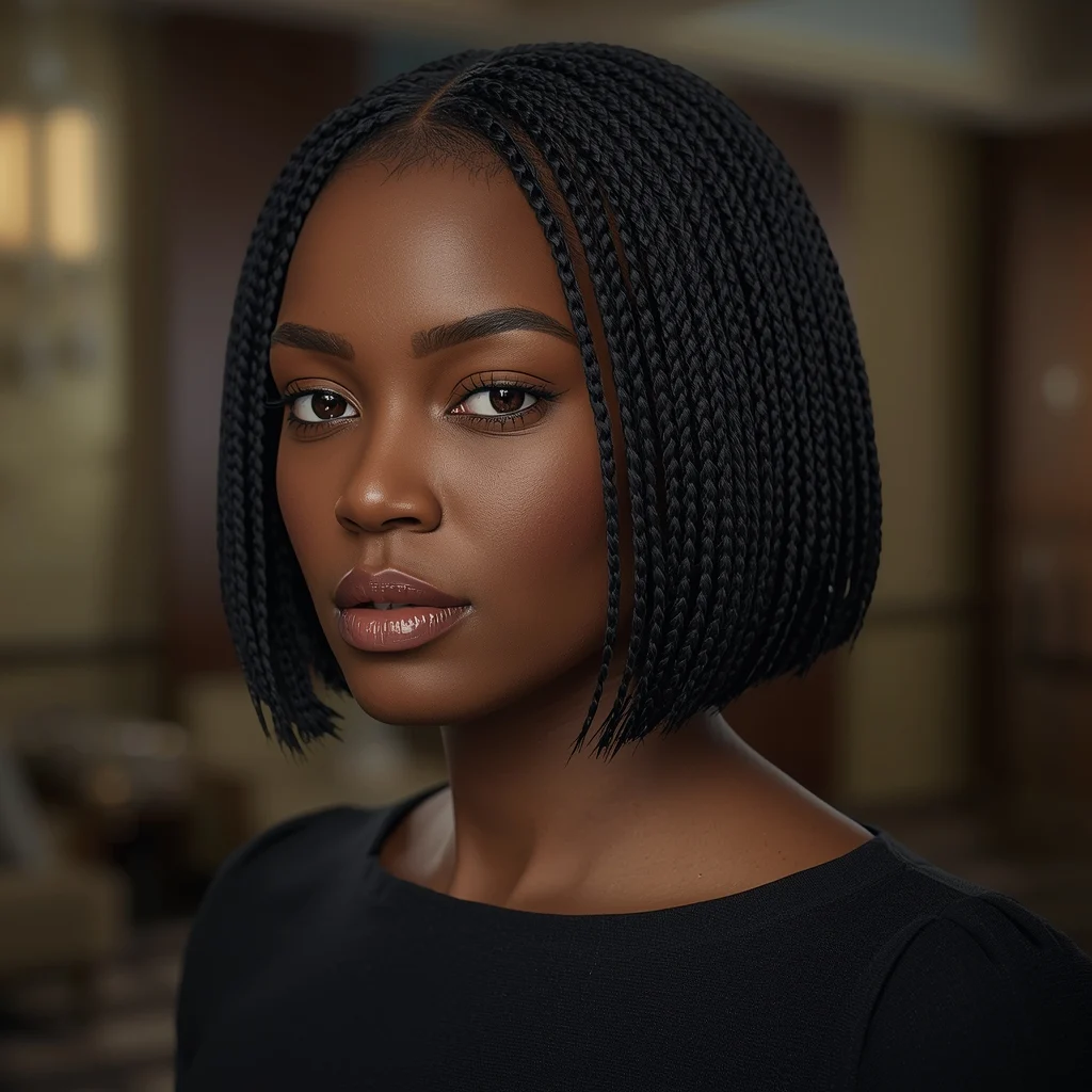 Micro-Knotless Bob
