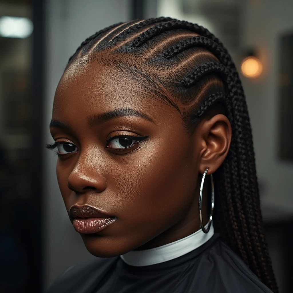 Zig-Zag Feed-in Braids