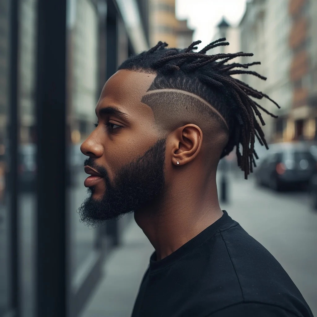 mid fade haircut
