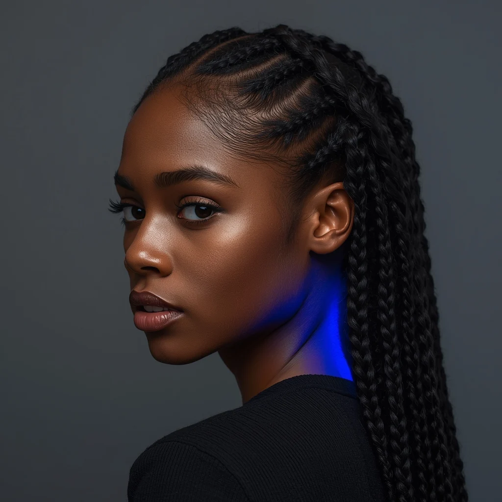 Peek-a-Boo Color Braids