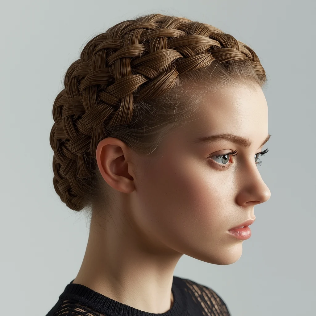 Intricate Basket Weave Braid