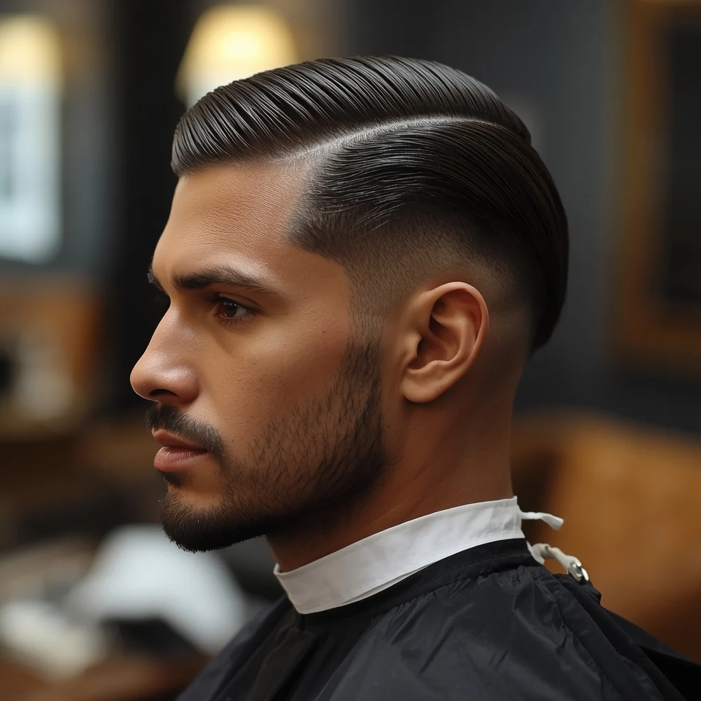 mid fade haircut