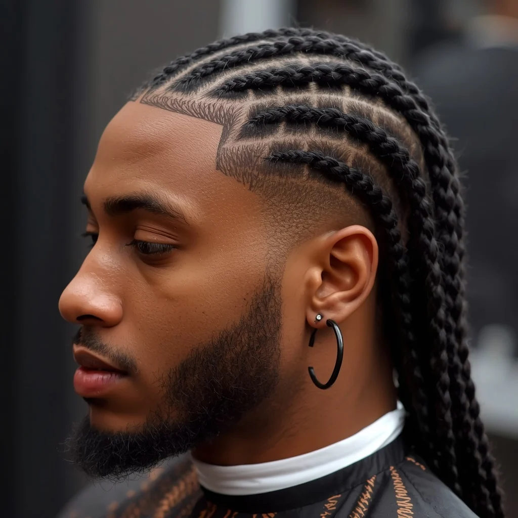 mid fade haircut