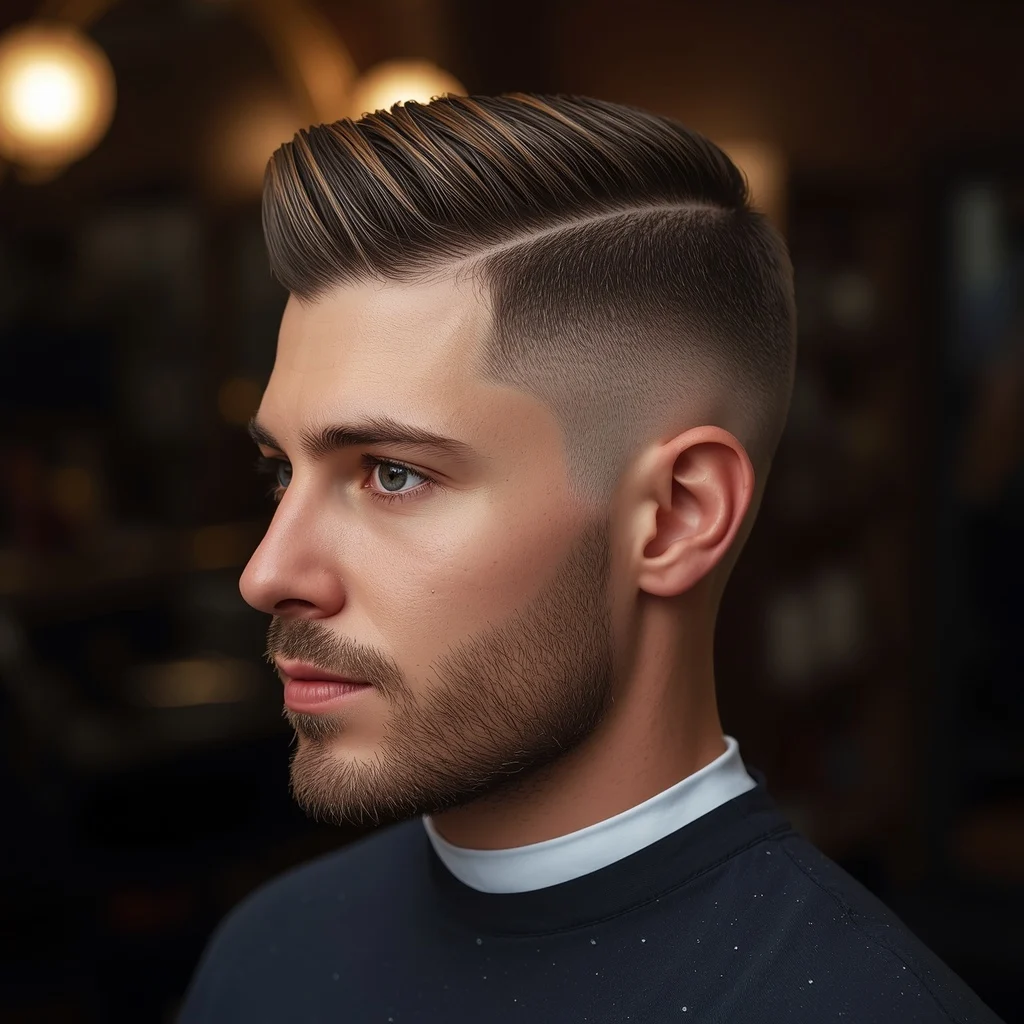 mid fade haircut