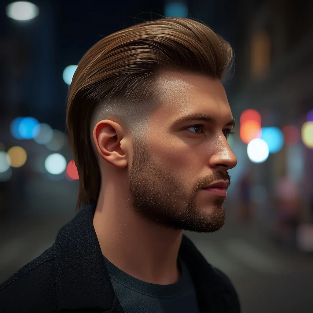 mid fade haircut