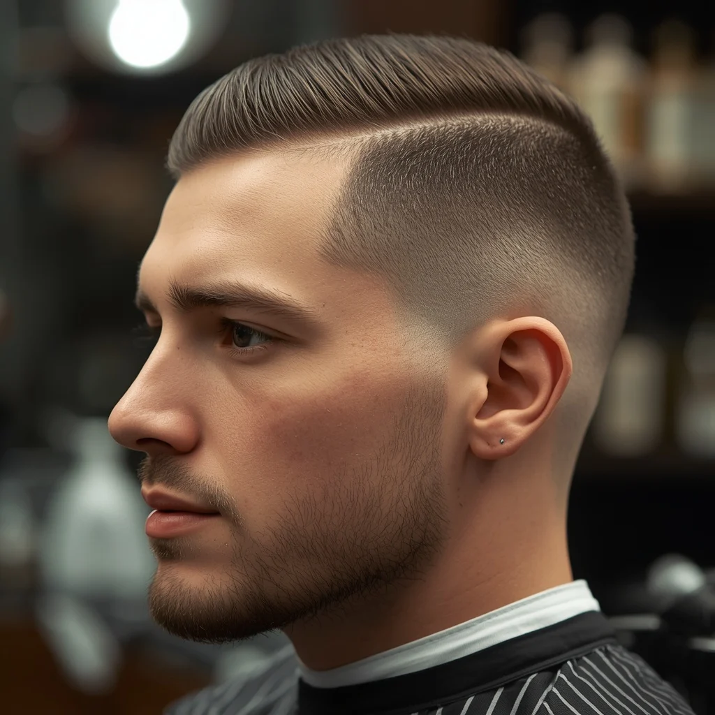 mid fade haircut