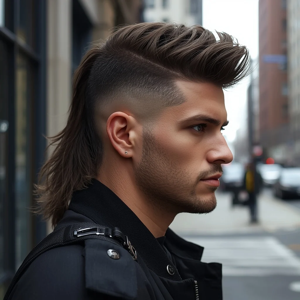 mid fade haircut