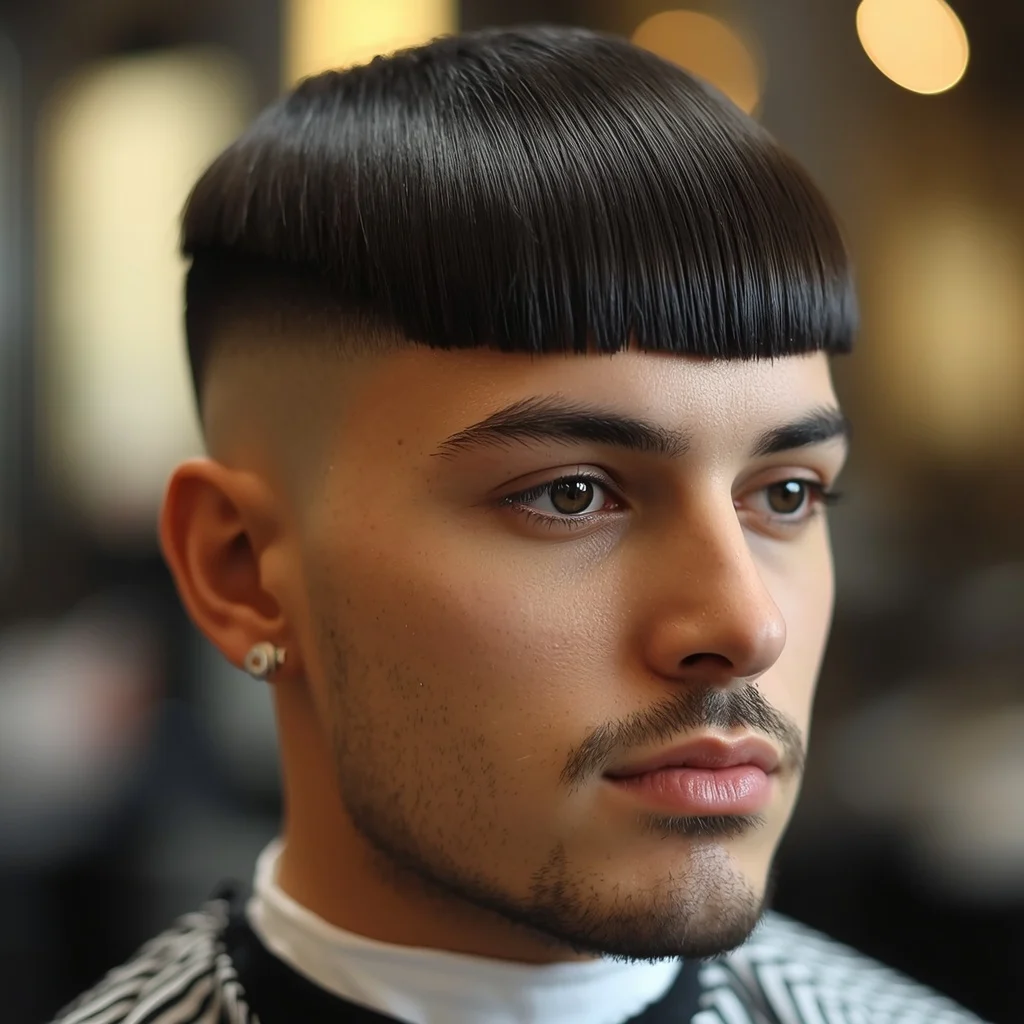 mid fade haircut