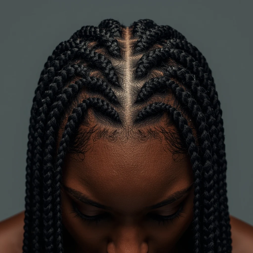 Double-Layered Cornrows
