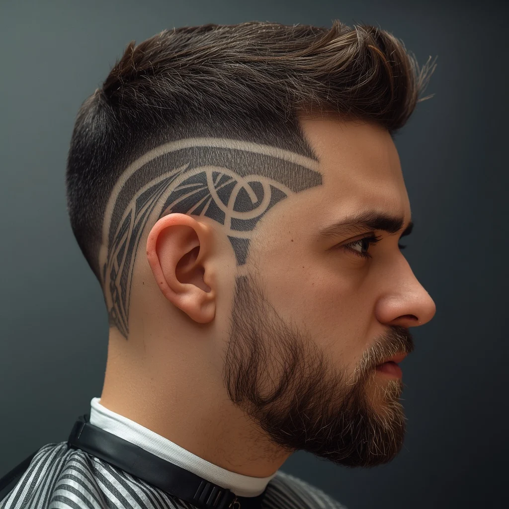 mid fade haircut