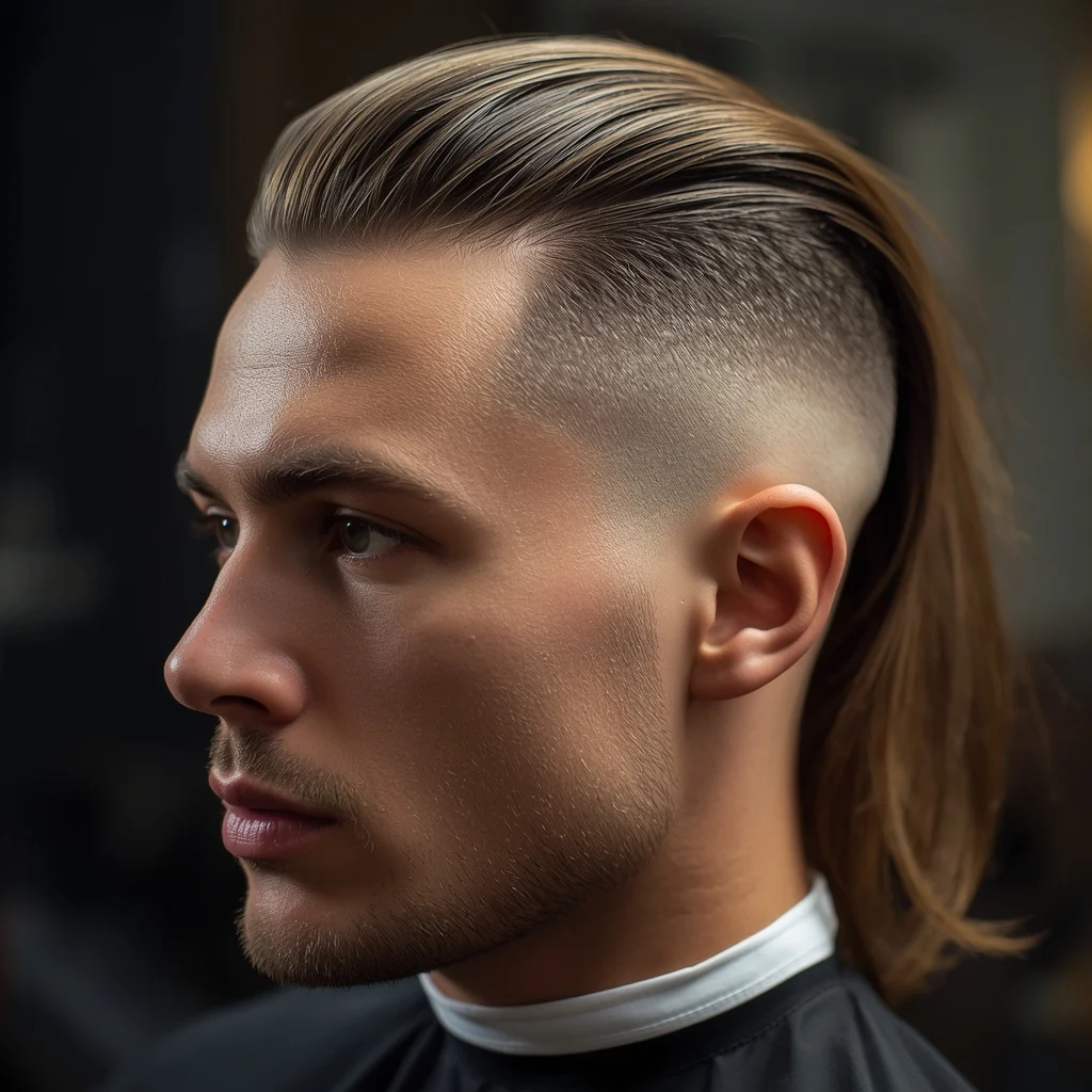 mid fade haircut