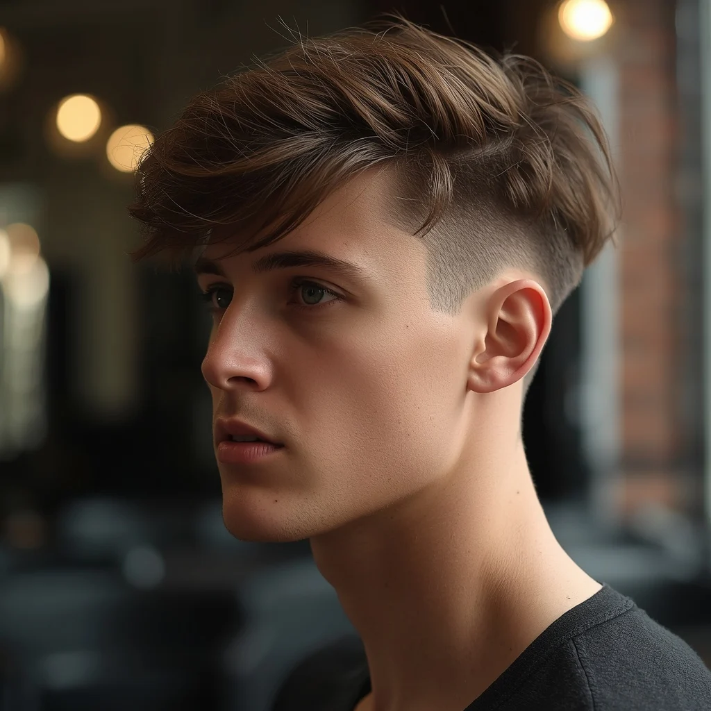 mid fade haircut