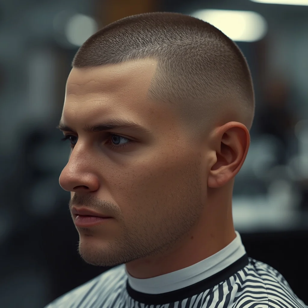 mid fade haircut