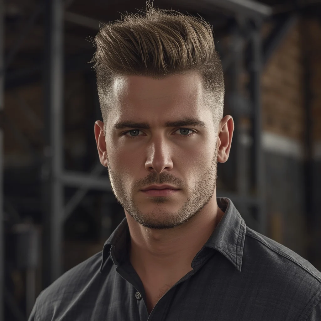 mid fade haircut