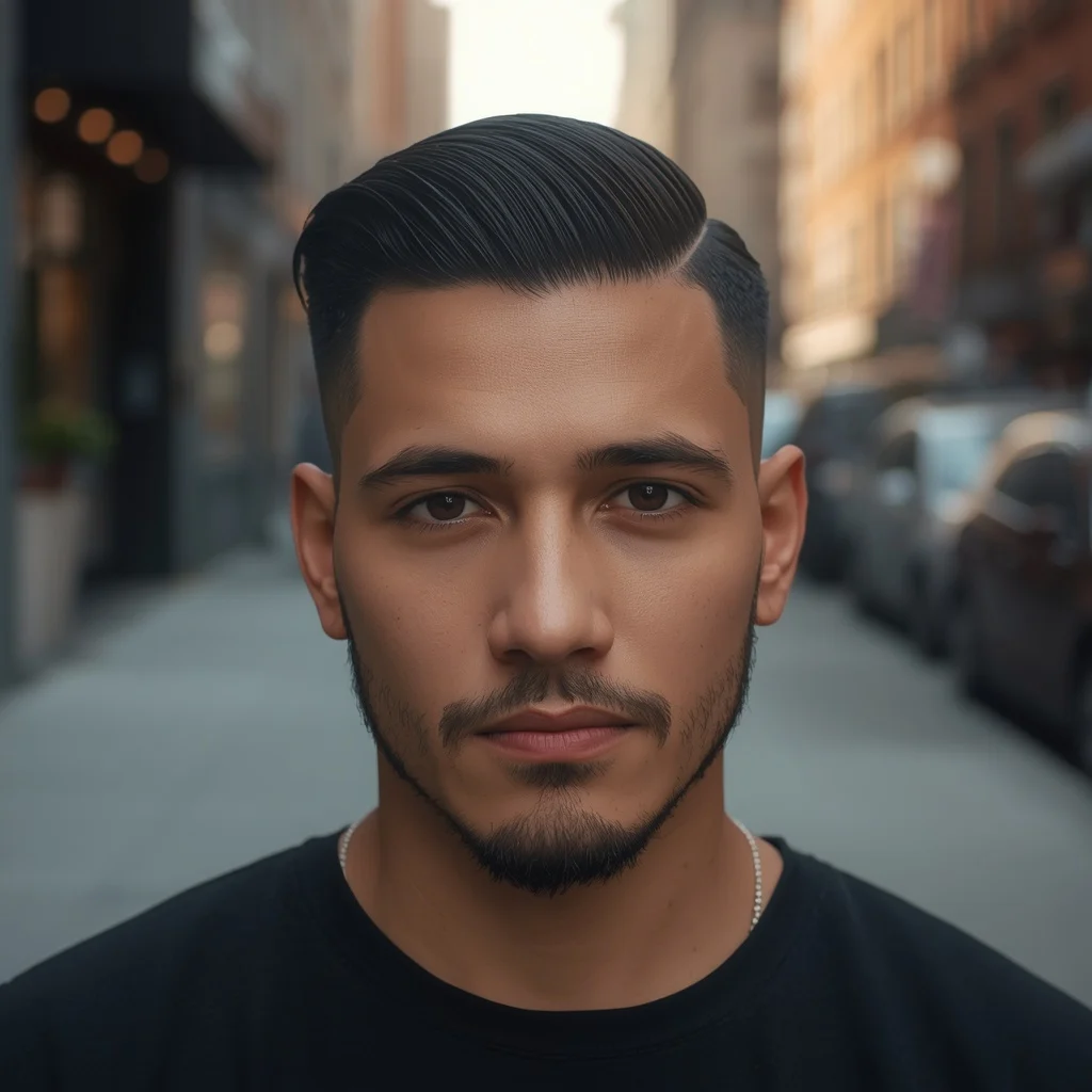 mid fade haircut