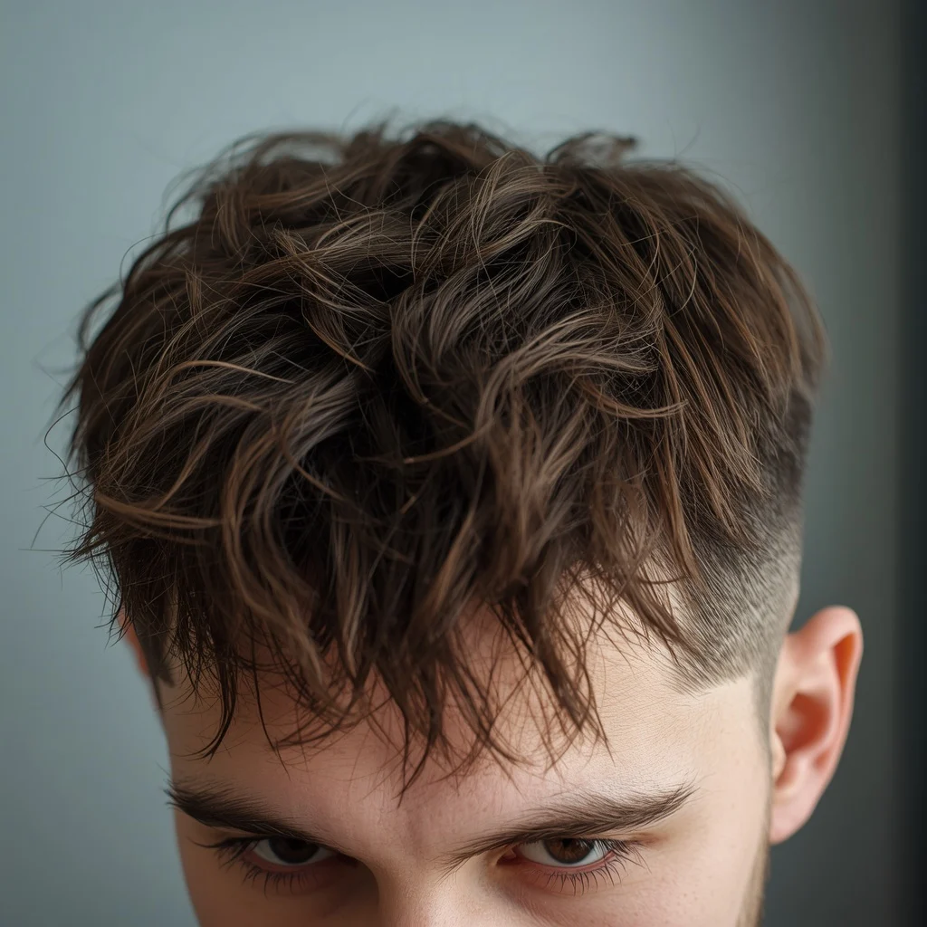 mid fade haircut